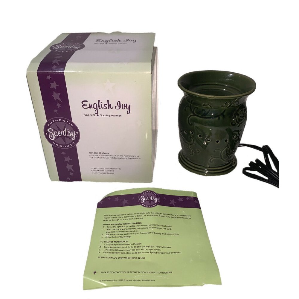 Scentsy English Ivy Full Size Warmer
